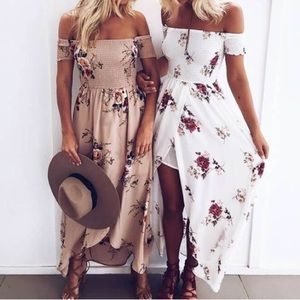 NEW! Vintage floral print Italian-style dress